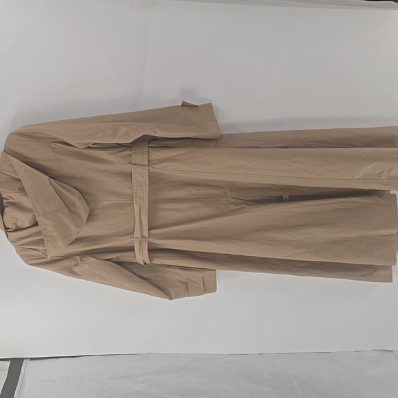 London Fog Classic Beige Long Trench Coat - Picture 7 of 13